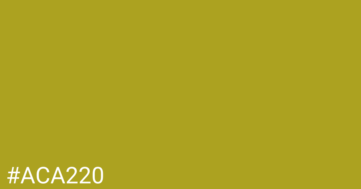Hex color #aca220 graphic