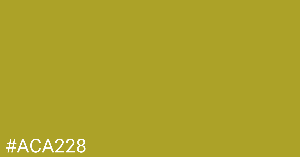 Hex color #aca228 graphic