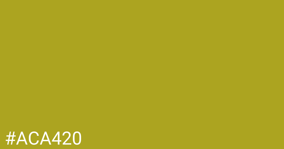 Hex color #aca420 graphic