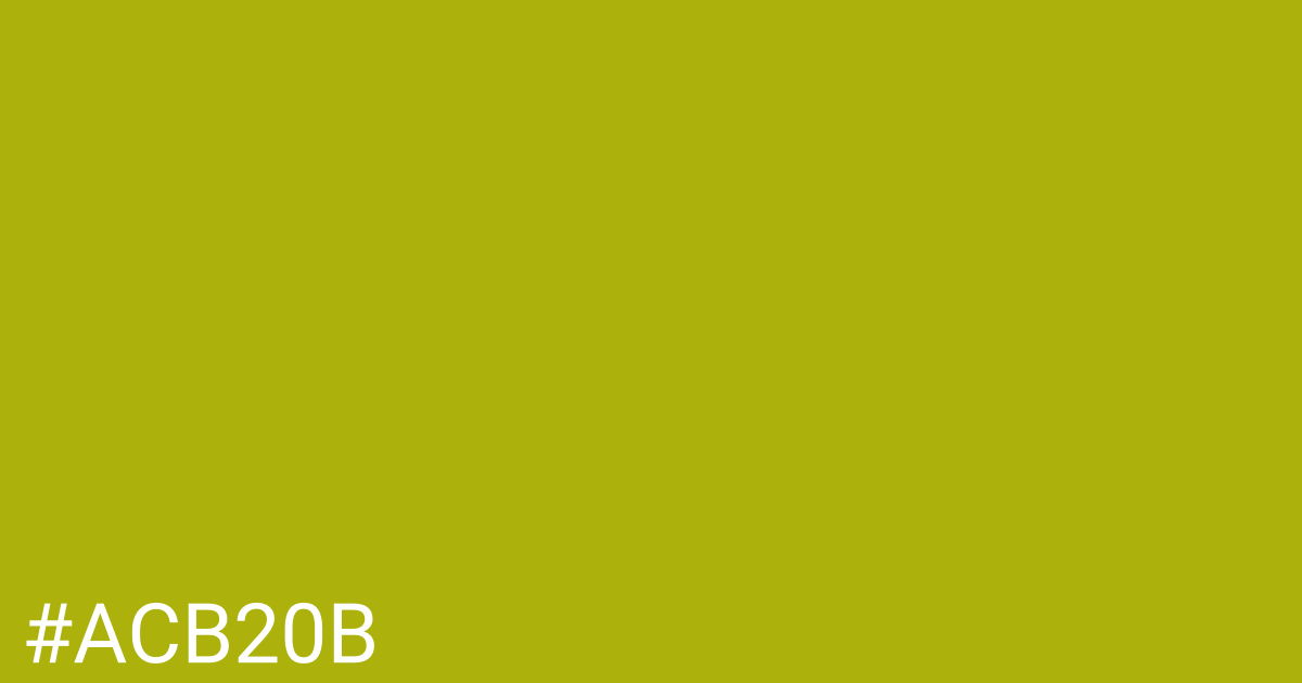 Hex color #acb20b graphic