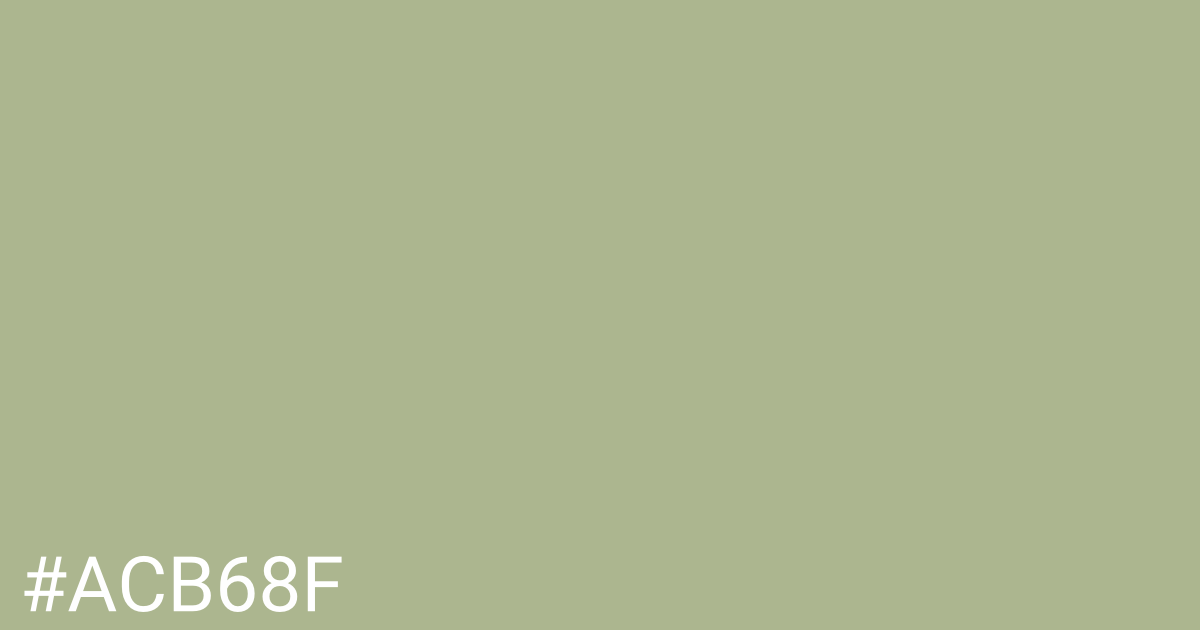 Hex color #acb68f graphic