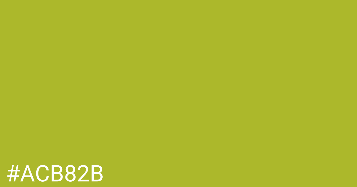 Hex color #acb82b graphic