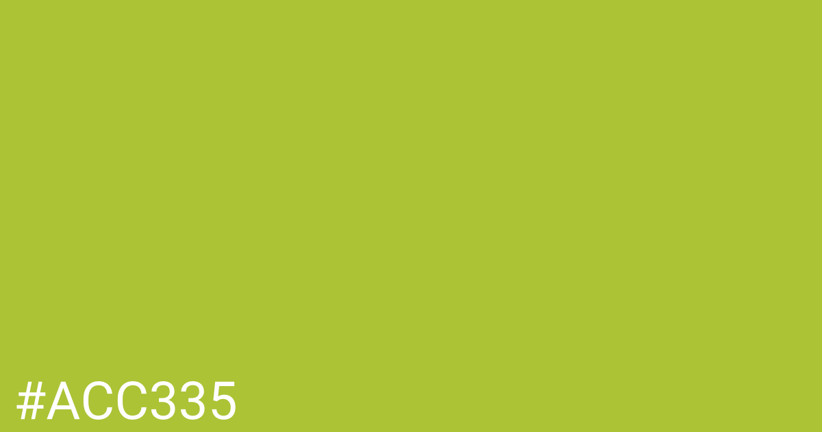 Hex color #acc335 graphic