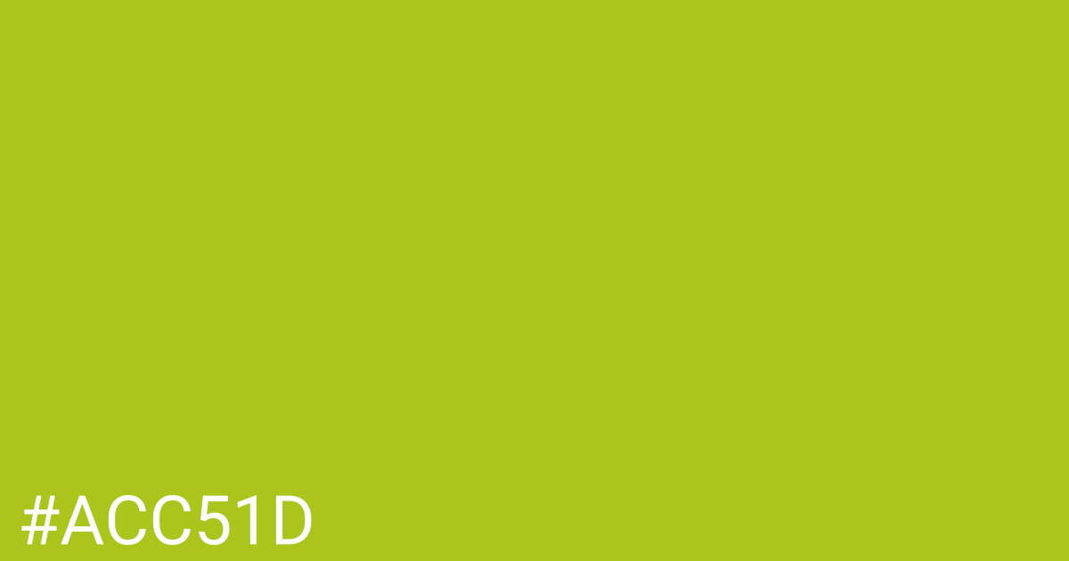 Hex color #acc51d graphic