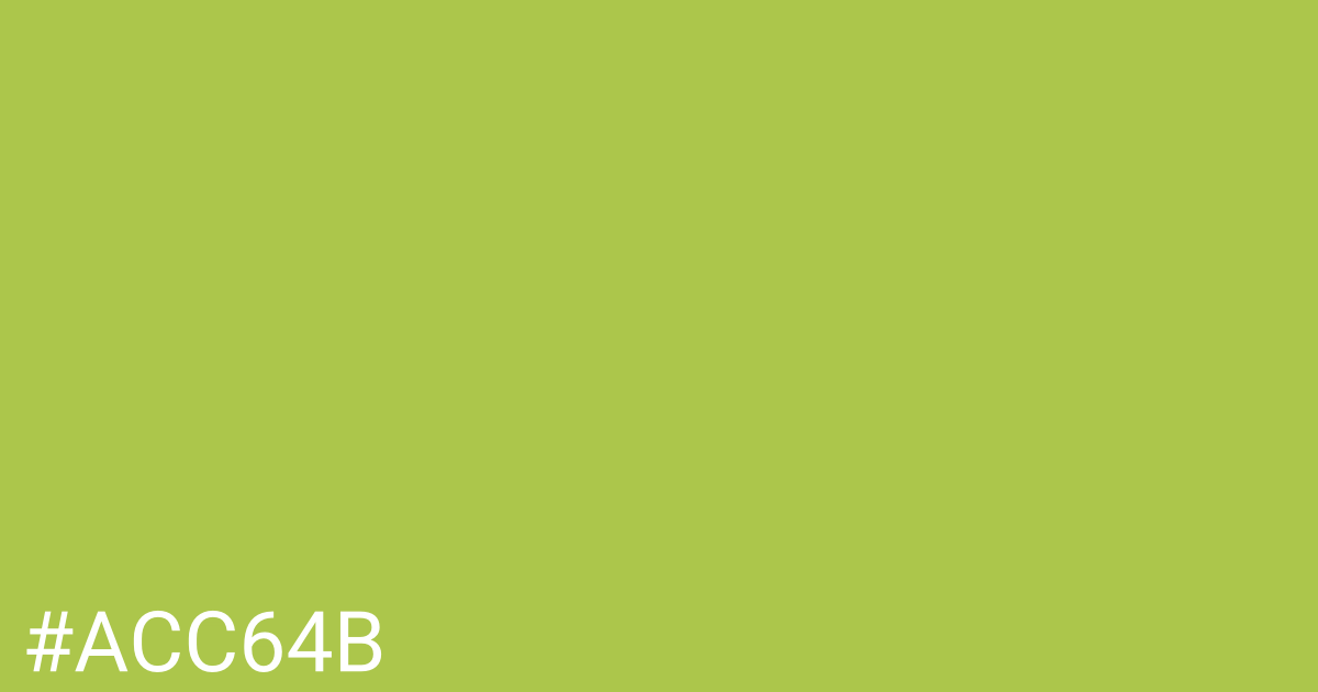 Hex color #acc64b graphic