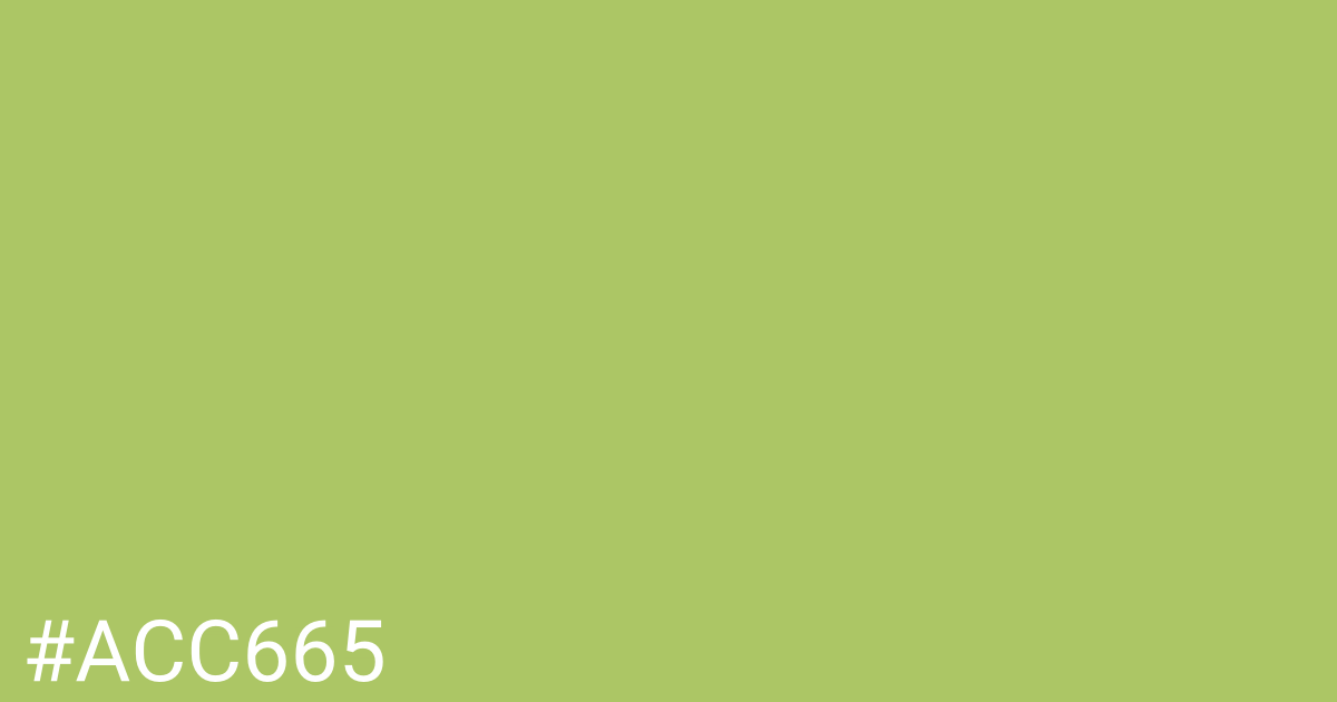 Hex color #acc665 graphic