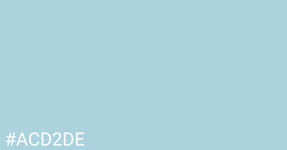 Hex color #acd2de graphic