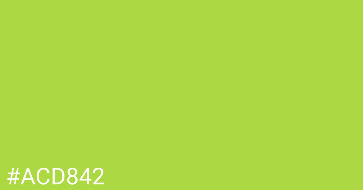 Hex color #acd842 graphic