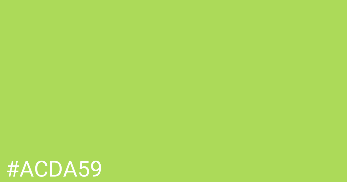 Hex color #acda59 graphic