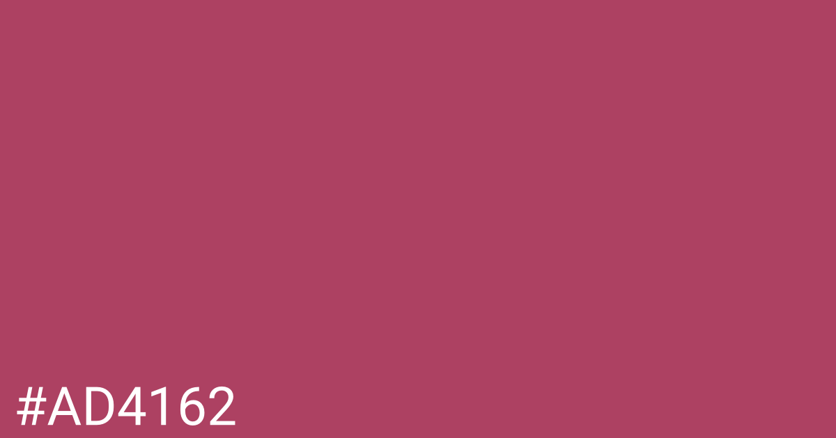 Hex color #ad4162 graphic