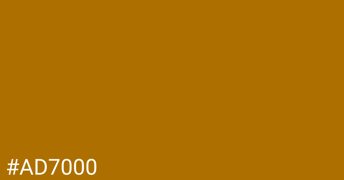 Hex color #ad7000 graphic