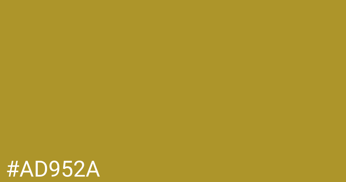 Hex color #ad952a graphic