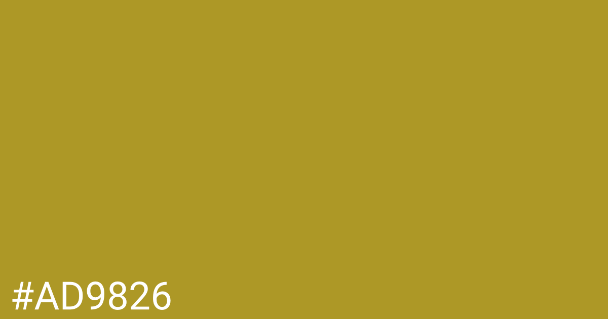 Hex color #ad9826 graphic
