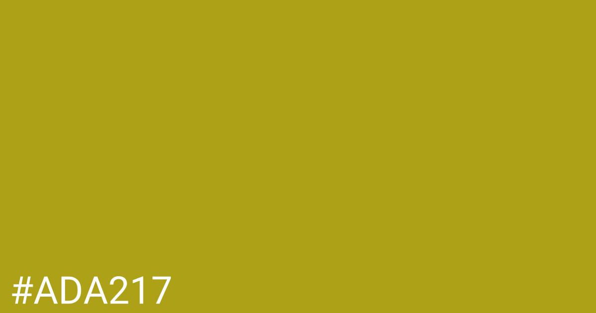 Hex color #ada217 graphic