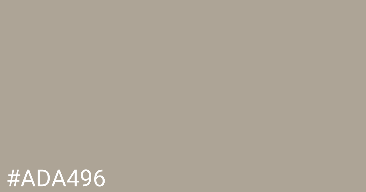 Hex color #ada496 graphic