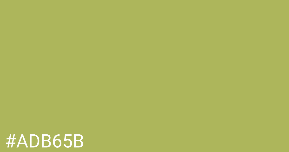 Hex color #adb65b graphic