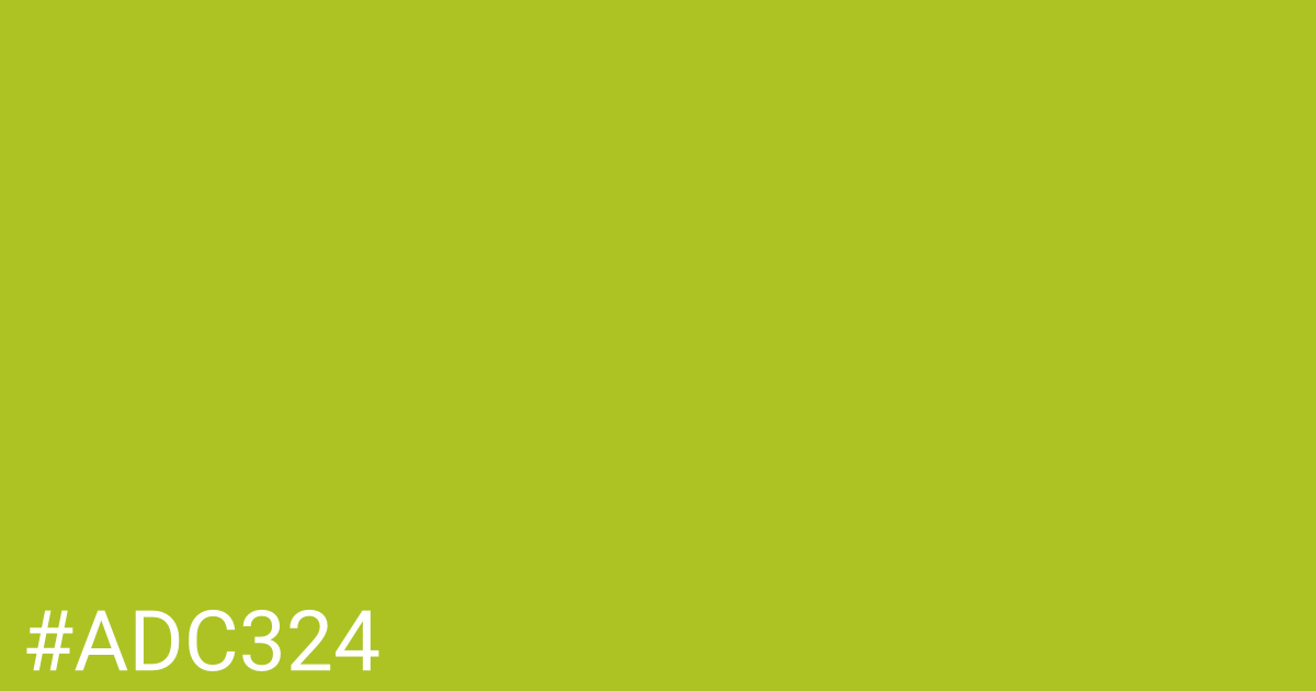 Hex color #adc324 graphic