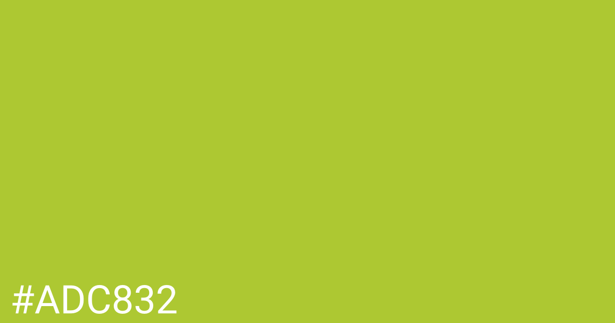 Hex color #adc832 graphic