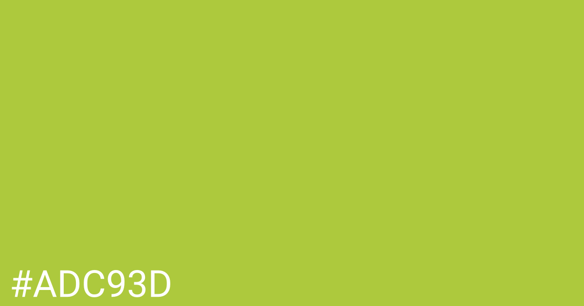 Hex color #adc93d graphic