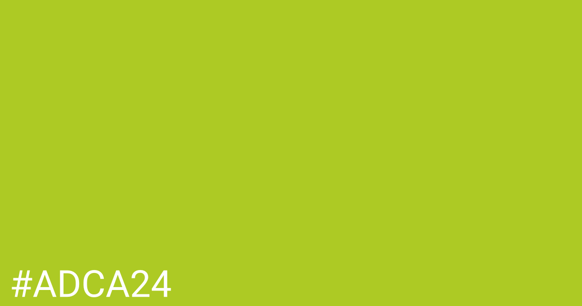 Hex color #adca24 graphic
