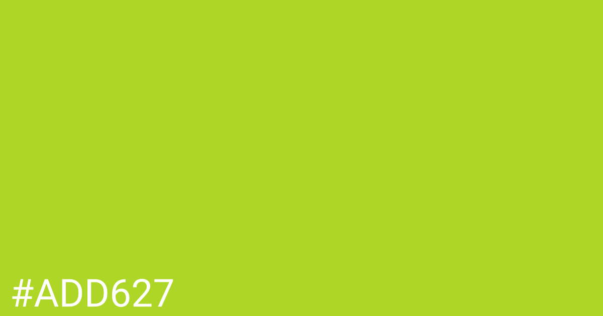 Hex color #add627 graphic