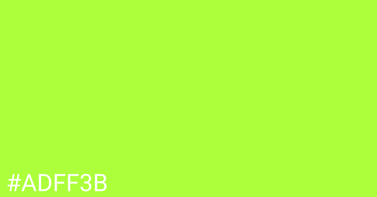 Hex color #adff3b graphic