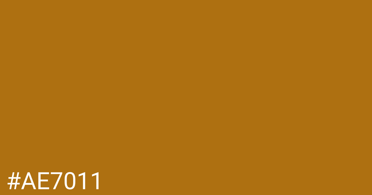 Hex color #ae7011 graphic