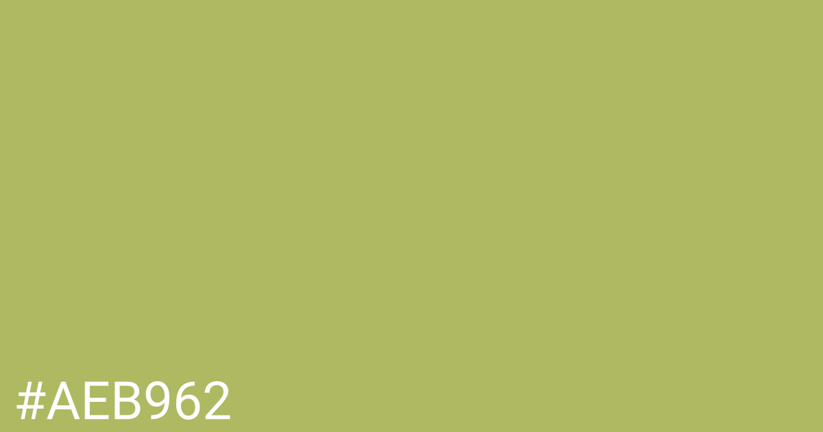 Hex color #aeb962 graphic