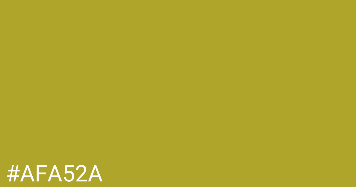 Hex color #afa52a graphic