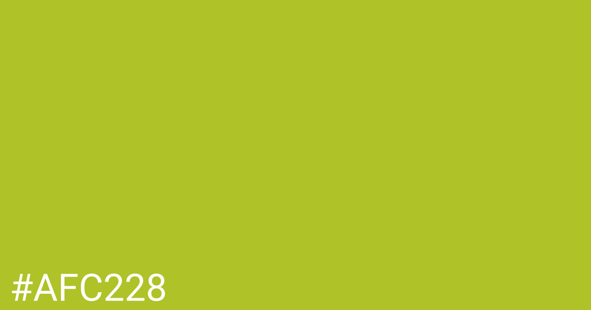 Hex color #afc228 graphic