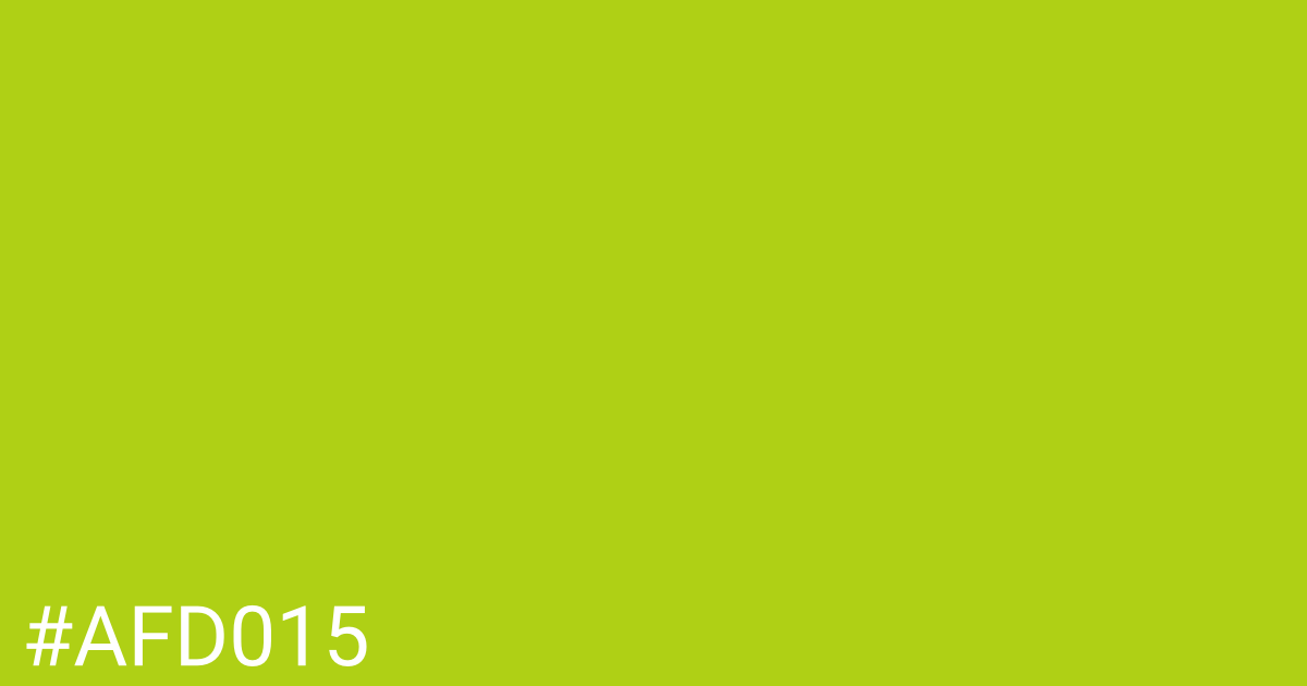 Hex color #afd015 graphic
