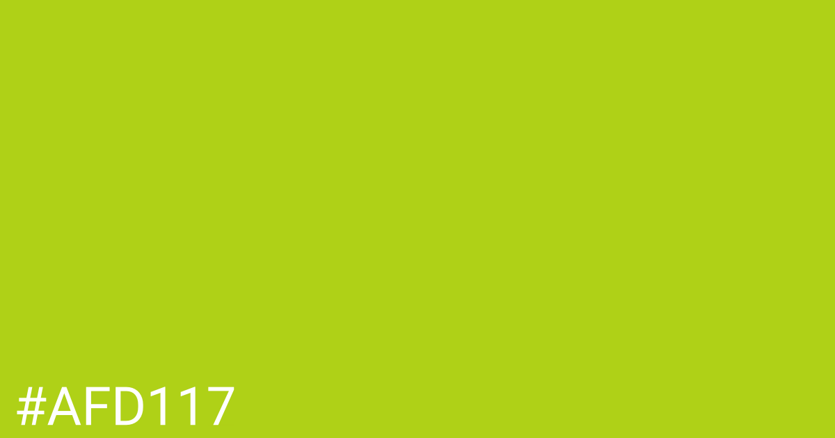 Hex color #afd117 graphic