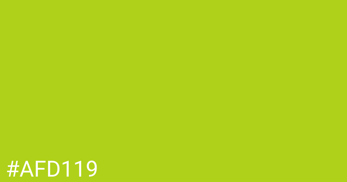 Hex color #afd119 graphic