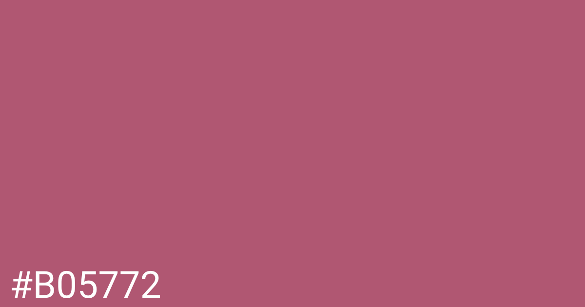 Hex color #b05772 graphic