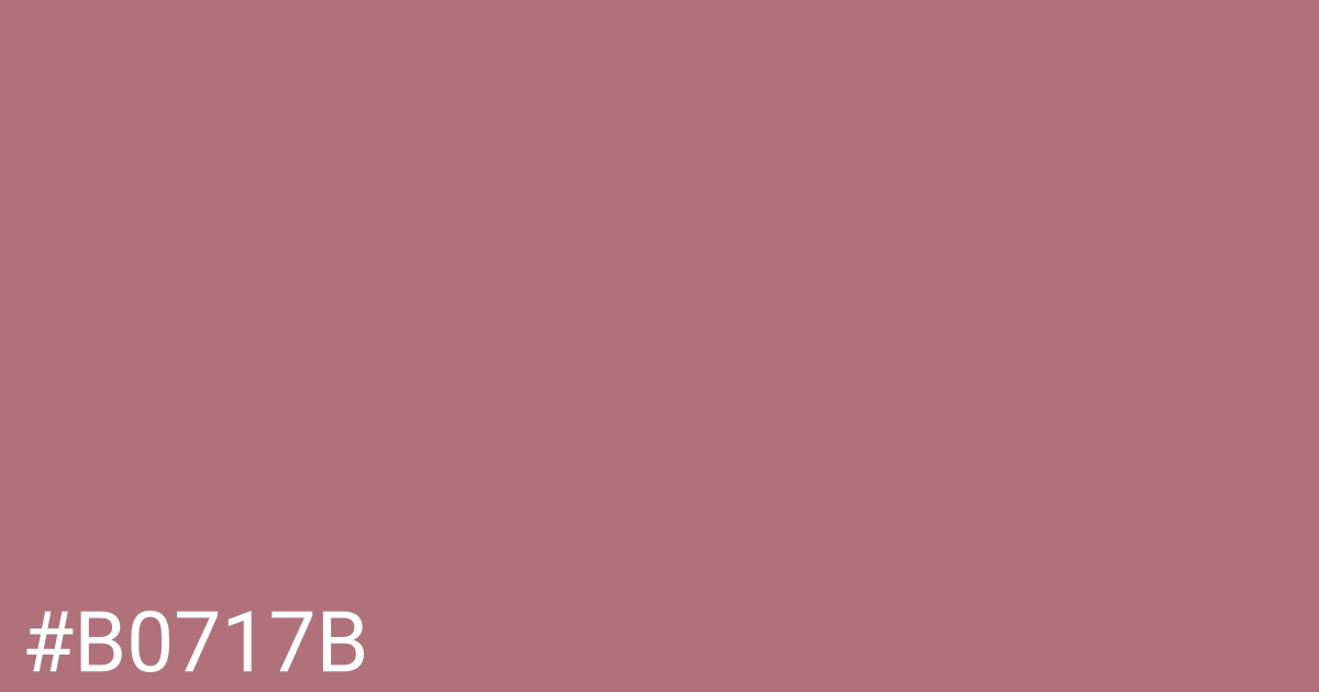 Hex color #b0717b graphic