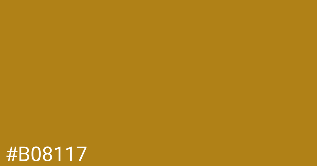 Hex color #b08117 graphic