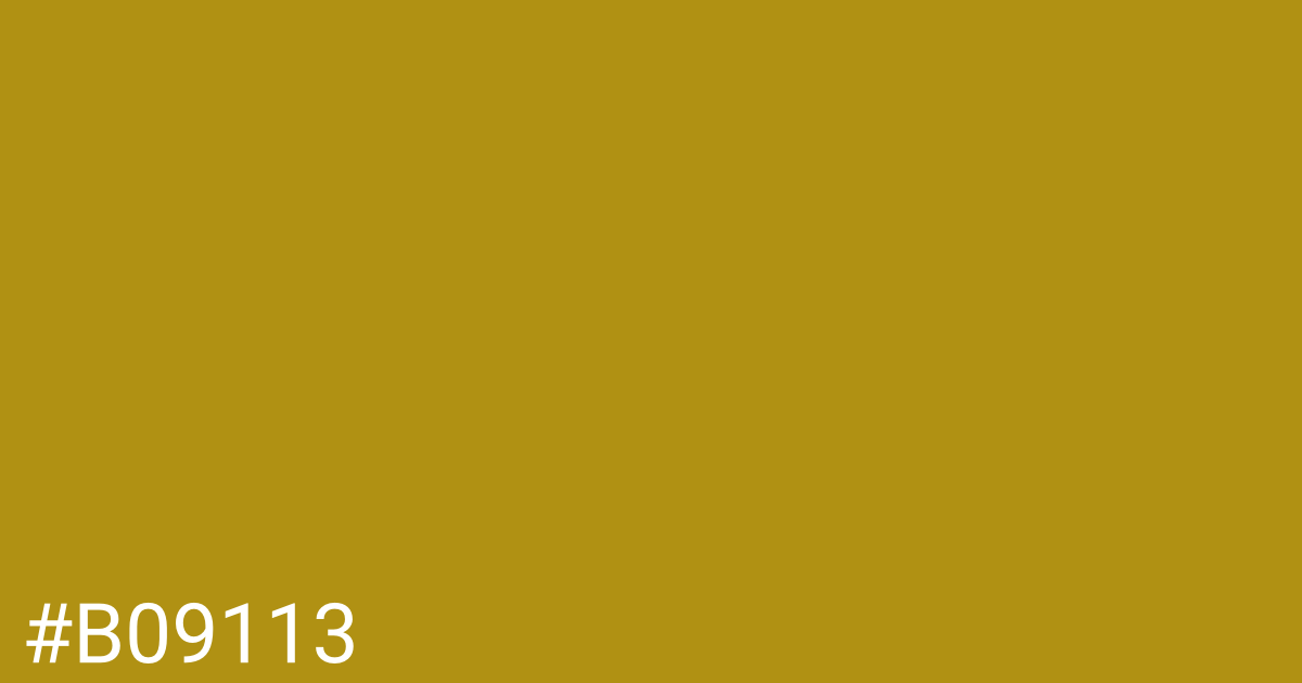 Hex color #b09113 graphic