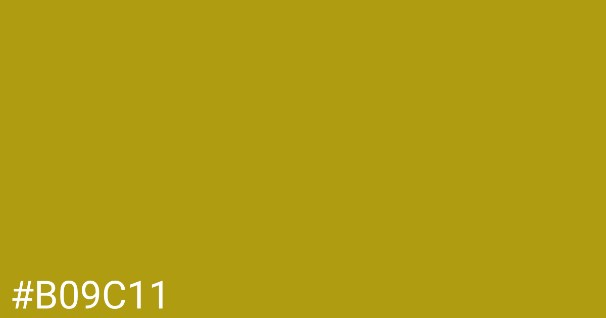 Hex color #b09c11 graphic