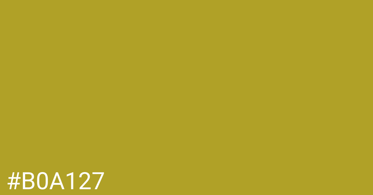 Hex color #b0a127 graphic