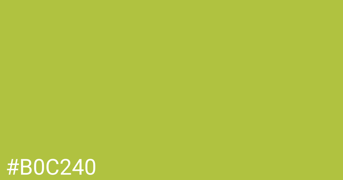 Hex color #b0c240 graphic