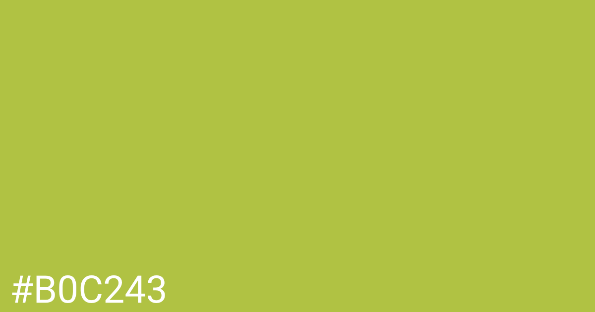 Hex color #b0c243 graphic