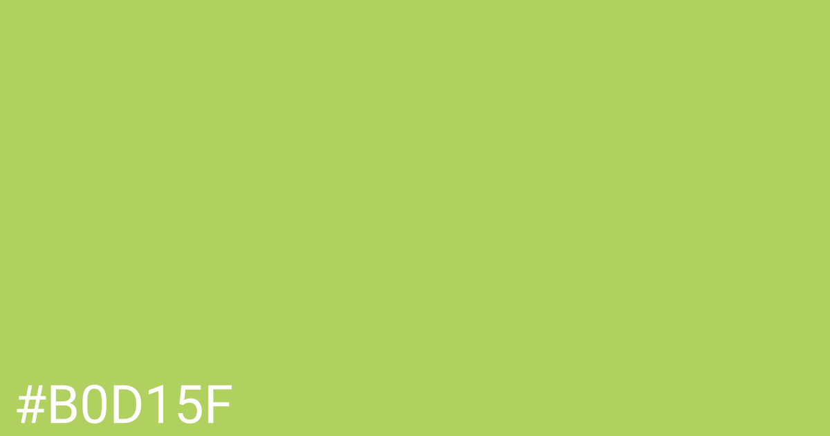 Hex color #b0d15f graphic