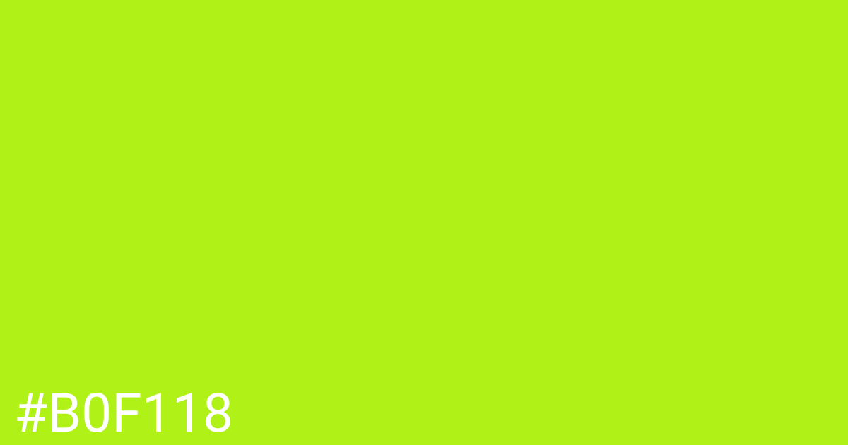 Hex color #b0f118 graphic