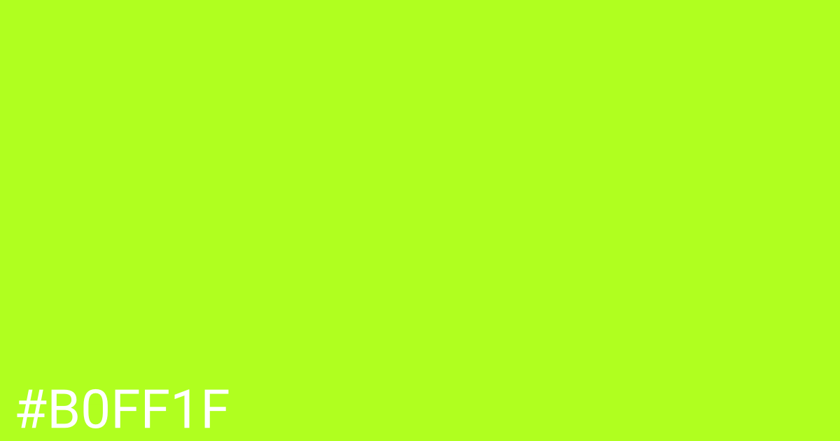 Hex color #b0ff1f graphic