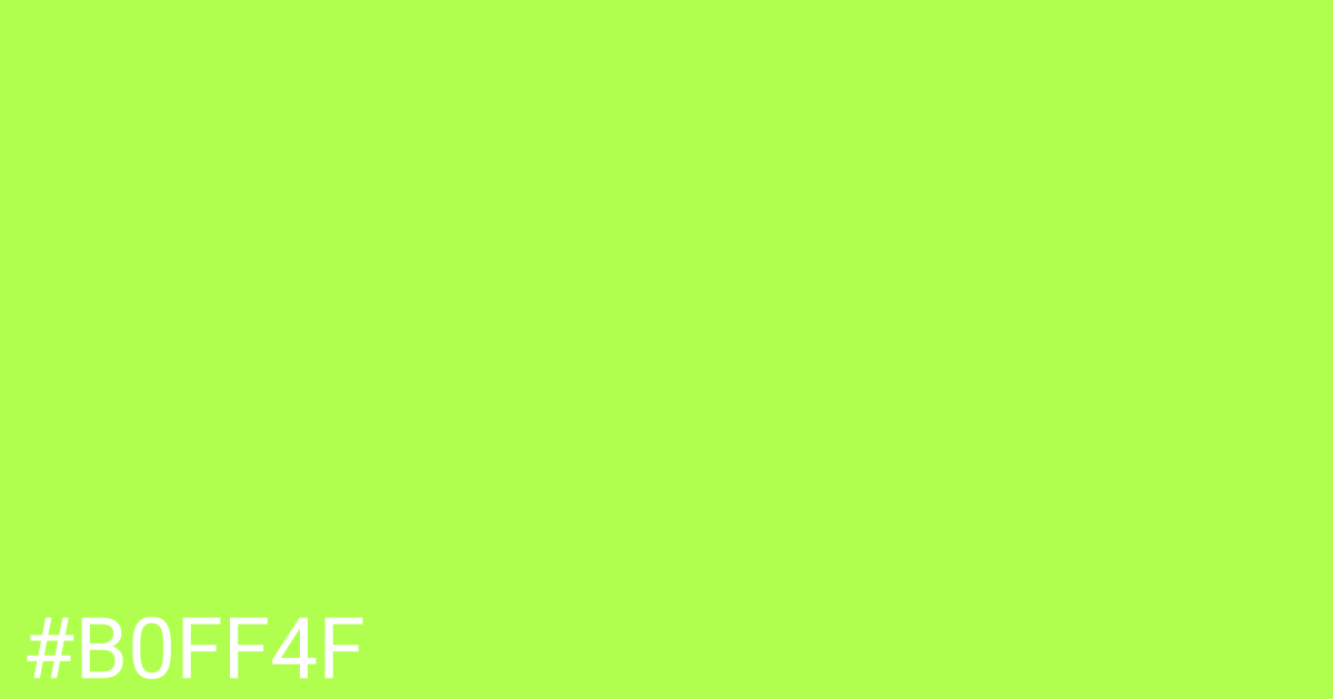 Hex color #b0ff4f graphic