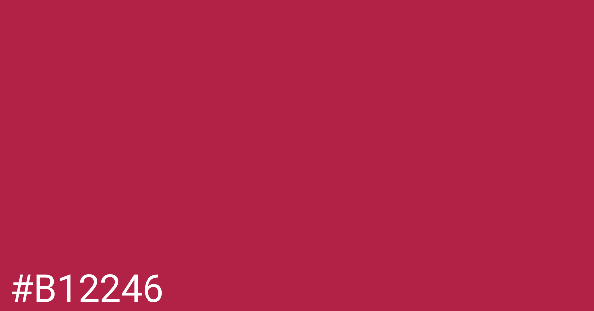 Hex color #b12246 graphic