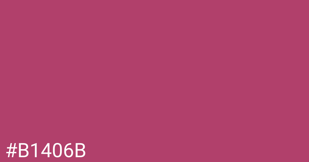 Hex color #b1406b graphic