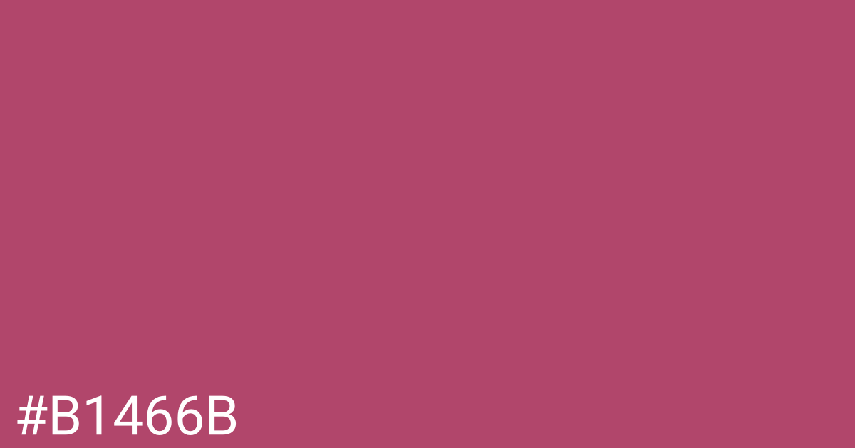 Hex color #b1466b graphic