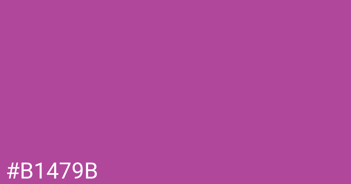 Hex color #b1479b graphic