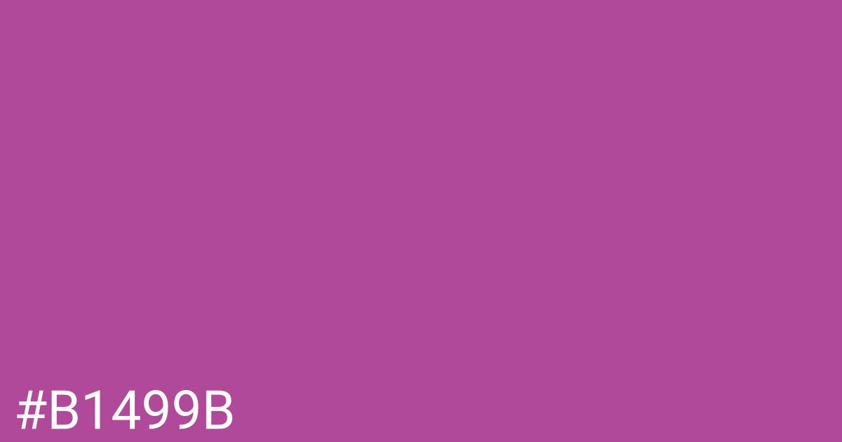 Hex color #b1499b graphic